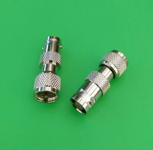 (10 PCS) Mini UHF Male To BNC Female Connector - USA Seller - Picture 1 of 3