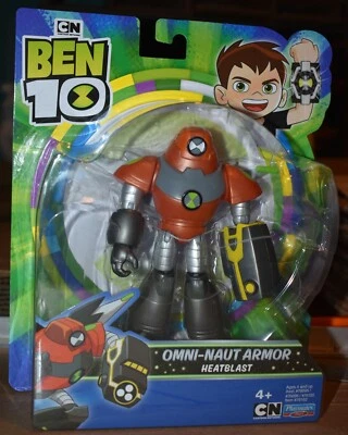 Ben 10 OMNI-NAUT ARMOR HEATBLAST Figura de Acción PLAYMATES TOYS NUEVO Foto 1 de 4