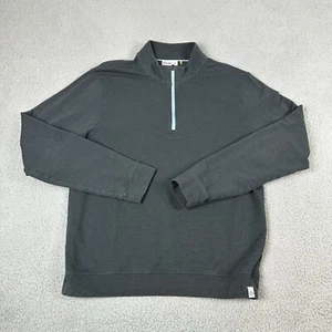 Tasc Golf Shirt Herren Medium schwarz Baumwolle Stretch Performance Stehkragen 1/4-Reißverschluss - Bild 1 von 6