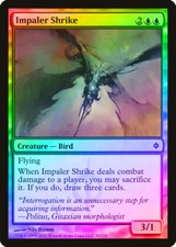 Impaler Shrike FOIL New Phyrexia NM Blue Common MAGIC GATHERING CARD ABUGames