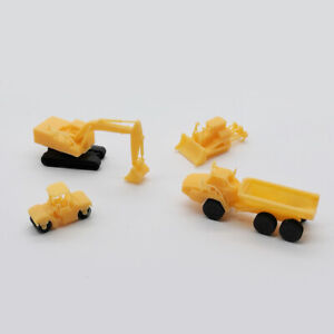 Outland Models Railway Miniature Heavy Construction Vehicle Set Z Scale 1:220