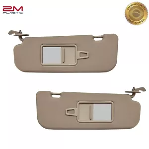 Sun Visor For Hyundai Elantra Pair Both Sides Beige 2011-2015 OE Quality - Foto 1 di 6