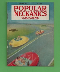 VTG 1947 Popular Neckanics Gagazine Spoofs Mechanics Funny New Products Xmas - Picture 1 of 6