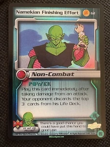 Namekian Finishing Effort HOLO FOIL Rare LIMITED 62 DBZ Dragon Ball Z Score CCG - Picture 1 of 12