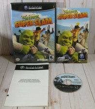 Shrek Super Slam (Nintendo Gamecube, 2005) Complete In Box w/ Manual & Insert
