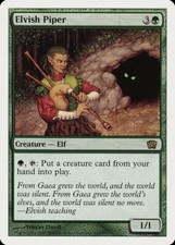 NM MTG 8th Edition Elvish Piper English