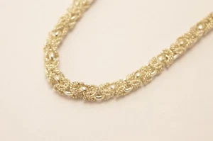 Taxco Mexican 925 Sterling Silver 6-8 mm Byzantine Chain Necklaces.18"-19" - Picture 1 of 36