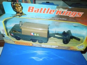Matchbox BATTLE KING K 116 LKW mit Kanone in original Schachtel! - Bild 1 von 5