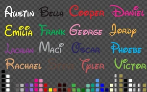 Custom name text Vinyl Decal Personalised Sticker Scooter Car Bike Outdoor - Picture 1 of 8