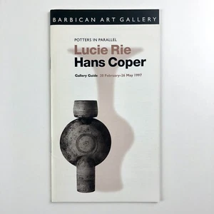 Lucie Rie & Hans Coper – Potters in Parallel | Barbican gallery guide, 1997 - Picture 1 of 10