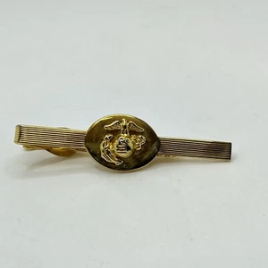 Vintage OEC 7-76 USMC Tie Bar/Clip Globe/Eagle/Anchor Marine Corp - Picture 1 of 3