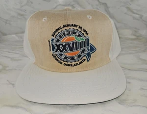 Vtg NOS 1994 Super Bowl XXVIII Cowboys Bills NFL Football Snapback Cap Hat AJD - Picture 1 of 10