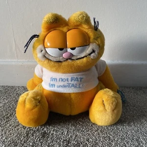 Peluche Garfield Vintage Dakin 1981 Im Not Fat Im Under Tall coleccionable 0000 - Imagen 1 de 7