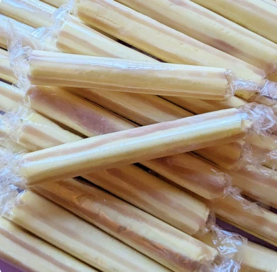 ROSS'S BANANA ROCK 25g Sweet Shop Hard Banoffee Yellow Wedding Candy Seaside - Image 1 of 3