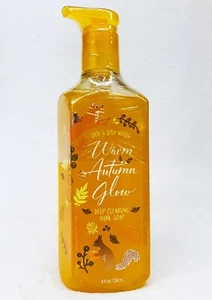 1 Bath & Body Works WARM AUTUMN GLOW Deep Cleansing Hand Soap 8.0 oz - Picture 1 of 2