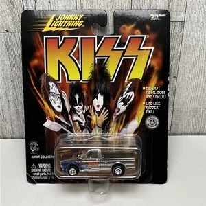 KISS Johnny Lightning Truck GMC Syclone Chrome Blue Flames Limited Edition - Picture 1 of 24