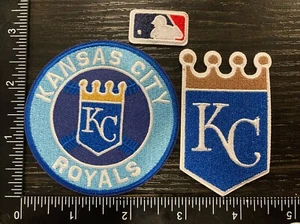 Usps Ground KC ROYALS LOT SET OF 3 IRON ON PATCHES - Picture 1 of 1