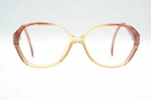 Vintage Viennaline 1374 Braun Rot oval Brille Brillengestell eyeglasses NOS - Picture 1 of 6