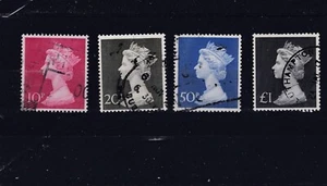 British Old Stamps 1970-72 Dezimalmaschine hochwertiges Set gebraucht SG.829-831b - Bild 1 von 1