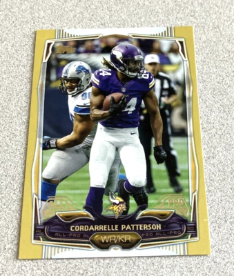 2014 Topps All Pro Gold #36 Cordarrelle Patterson Vikings /2014 - Image 1 of 2