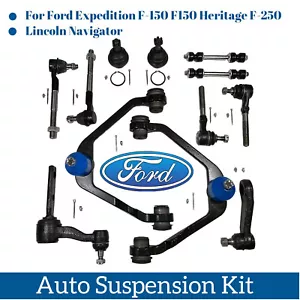 12pc Suspension Parts front Upper Control Arm Lower Ball Joint For Ford Lincoln - Foto 1 di 9