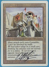 Juggernaut Revised NM Uncommon Artist Signed Altered CARD (sa4965) ABUGames