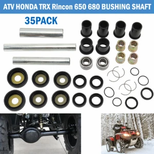 For ATV Honda TRX680 TRX650 Rear Independent A Arm Bushings Shaft Rincon 680 650 - Picture 1 of 6