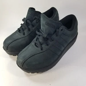 MBT Casual 01 Women's 7 Shoes Leather Lace-Up Comfort Toning Black - Picture 1 of 10