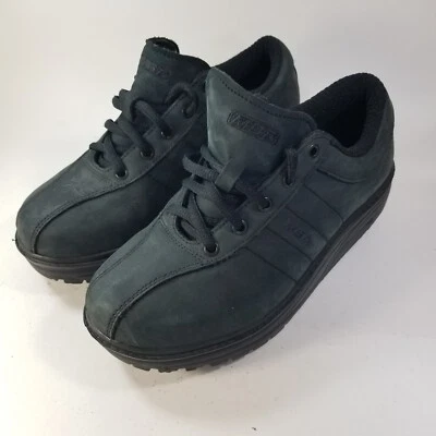 MBT Casual 01 Women's 7 Shoes Leather Lace-Up Comfort Toning Black - Image 1 of 4