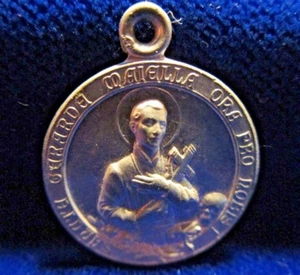 Medalla de aluminio Gerard Majella/Nuestra Señora del Perpetuo Socorro - Imagen 1 de 2