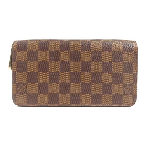 LOUIS VUITTON（LV） Portafoglio lungo Louis Vuitton LV GHW Zippy N41661 Damier Ebene marrone