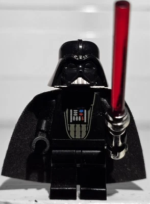 LEGO Minifigure- Darth Vader (Light Gray Head) (sw0004) Star Wars Original Sith - Image 1 of 4