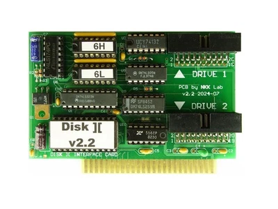 FDC (Disk II Interface card clone) for Apple II and compatibles, Gold plated - Image 1 of 2