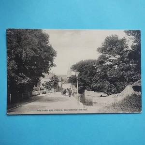 The Pond & Church, Birchington-on-Sea, Kent - Pub. C H Tapsell, Posted 1905 - Bild 1 von 2