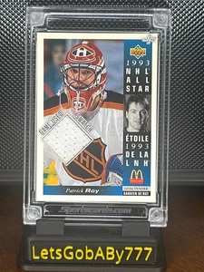 1993 Upper Deck Patrick Roy #McD-23 🔥Jersey Fusion Game Used Swatch🔥 - Picture 1 of 2