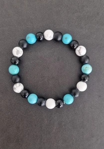 Naturstein Perlen Armband - Bild 1 von 2