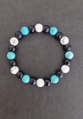 Naturstein Perlen Armband - Bild 1 von 2