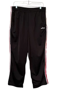 Spalding Track Pants Men's Size XL Black Drawstring Waist Pockets Activewear - Picture 1 of 6