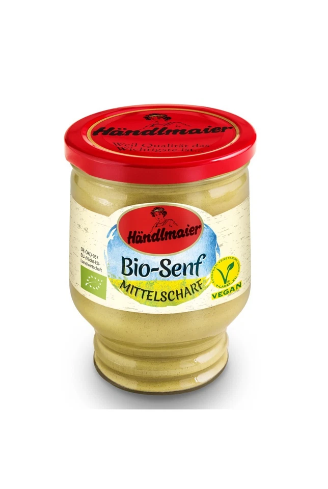 Händlmaier Bio-Senf Mittelscharf, Vegan 250ml - Bild 1 von 1