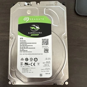 Seagate BarraCuda 8TB 6Gbps SATA 256MB Hard Drive ST8000DM004 Internal Drive - Photo 1/1