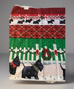 “Christmas Scottie Plaid Red “ ( 1Yard 44’ Wide) - Picture 1 of 9