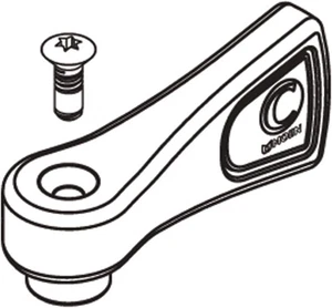 Moen 52009 kommerzieller Heißhebelgriff 8283, 8227 & 8220 Zweigriff Wasserhahn Chrom - Bild 1 von 1