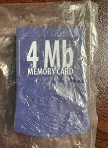 Intec Inc 4 MB Gamecube Blue Memory Card - Picture 1 of 3
