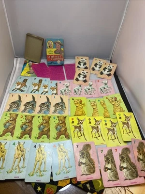 Pantalones de mezclilla Captain Kangaroo Mr. Green Fairchild Animal Rummy 38 juego de cartas manchado Foto 1 de 4