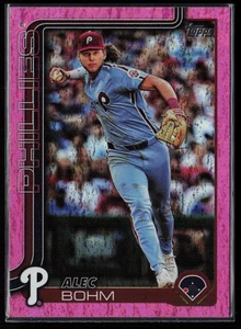 2025 Topps #7 Alec Bohm Pink Holo Foil - Picture 1 of 2