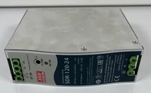 MEAN WELL SDR-120-24 DIN Rail AC-DC Power Supply 24V 5A 100-264V 120W - Picture 1 of 4