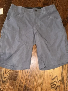 Pantalones Cortos KUHL Renegade Gris Talla 30 Carga Bolsillo con Cremallera Nuevos - Imagen 1 de 4