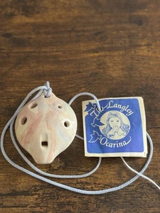 John Langley Ocarina 6 Hole In D Water Colour Never Used - Picture 1 of 6