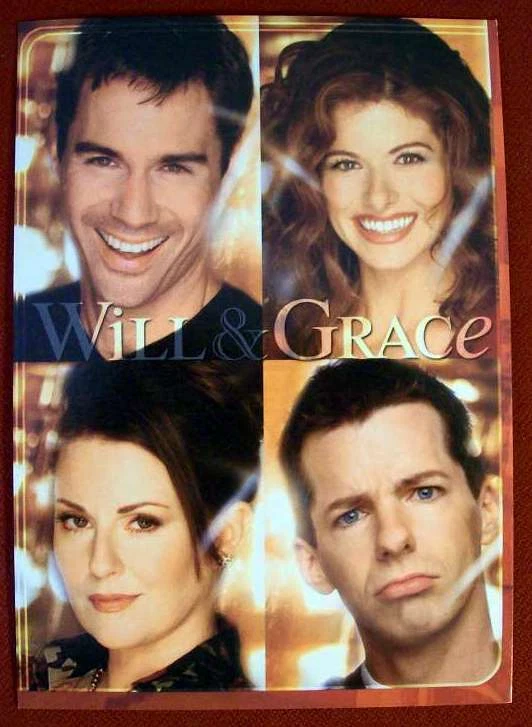 1990S TV PROMO SHOW POSTCARD WILL AND GRACE 4X6 NEW CONDITION!! M - Image 1 of 1