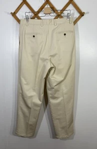 Nordstrom Dress Pants Vintage Smart Finish Khaki 34x30 - Picture 1 of 7